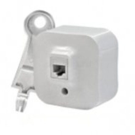 Компьютерная розетка RJ 45 - категория 5e - UTP. Цвет Белый. Legrand Quteo (Легранд Кутео). 782224