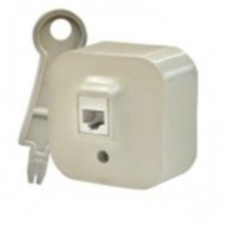 Компьютерная розетка RJ 45 - категория 5e - UTP. Цвет Слоновая кость. Legrand Quteo (Легранд Кутео). 782254