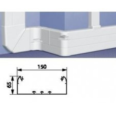 Кабель канал 65x150 dlp без крышки