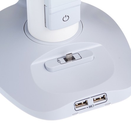 Мультимедийный многорозеточный блок 4 силовые розетки + 2 розетки USB + 1 розетка микро USB - с кабелем длиной 1.5 м. Цвет Белый, серые вставки. Legrand (Легранд). 694614