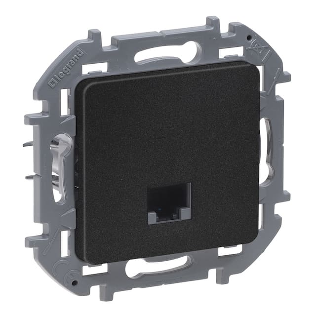 ルーク Розетка компьютерная RJ 45 - категория 5e - UTP. Цвет Антрацит